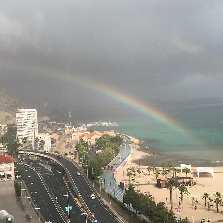 Apartamento Con Vistas Al Mar Primera Linea De Playa Del Postiguet Apartment Alicante Luaran gambar