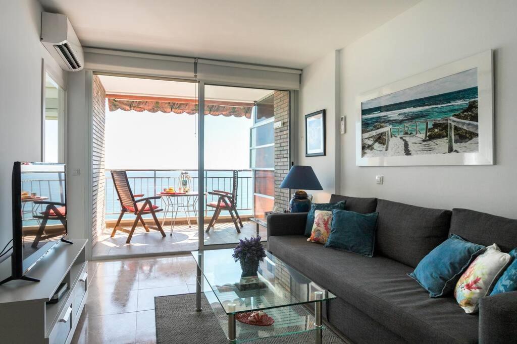 Apartamento Con Vistas Al Mar Primera Linea De Playa Del Postiguet Apartment Alicante Luaran gambar